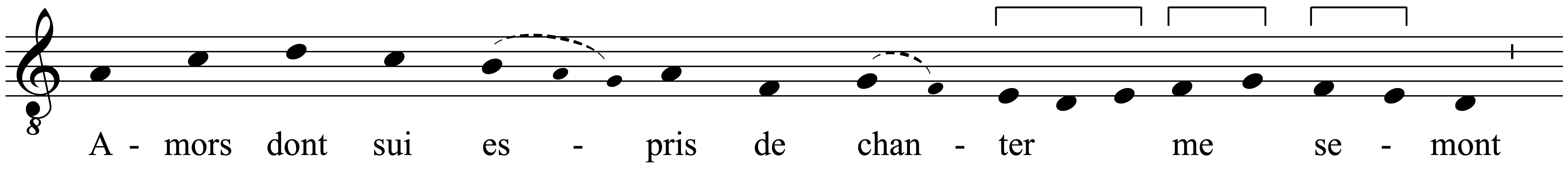 Work musical notation